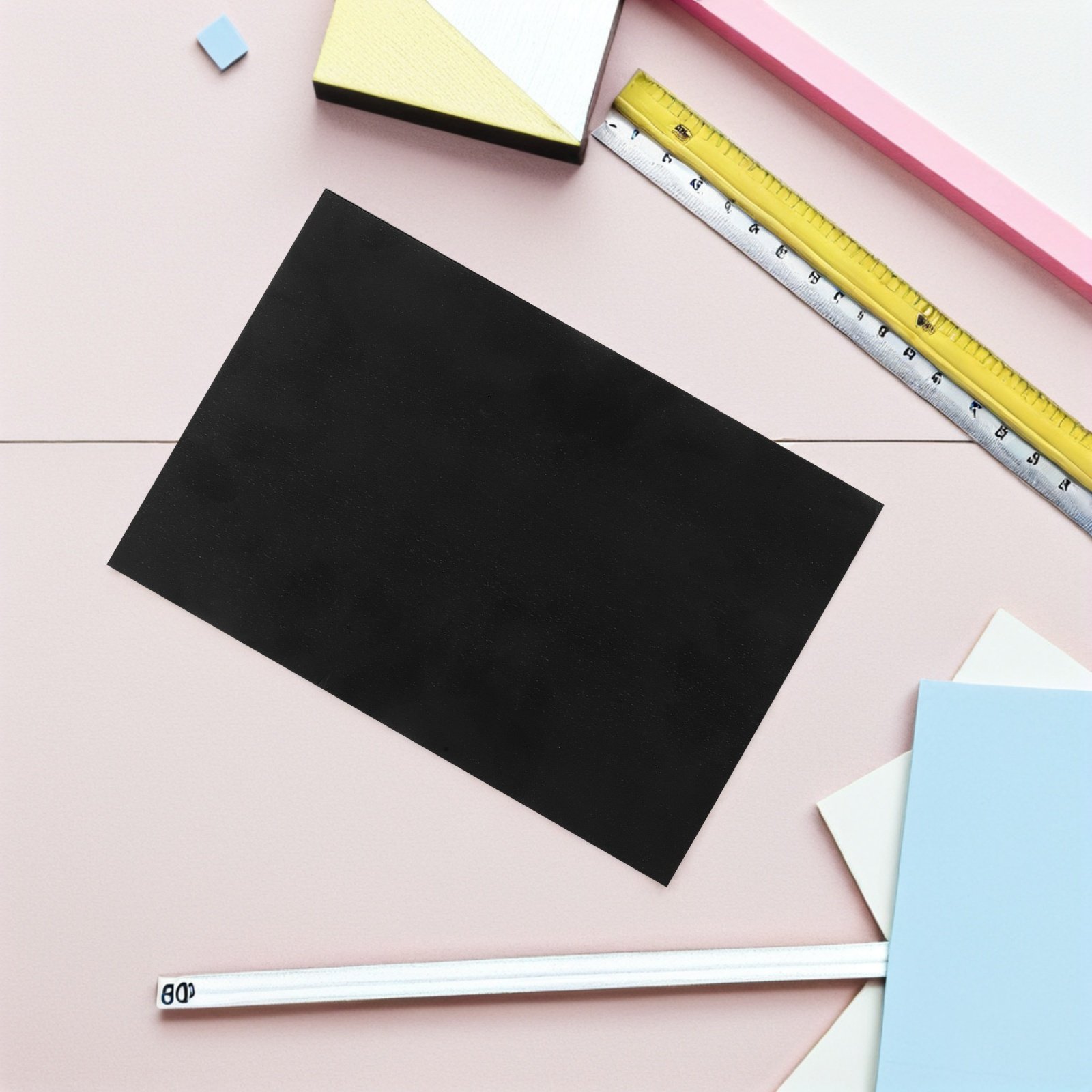 Art Craft For Preschool - 10Pcs Craft Foam Sheets Vibrant Black