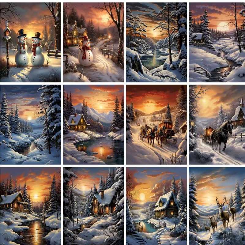 Tv Art And Craft - Diy Frame Painting By Numbers Kits