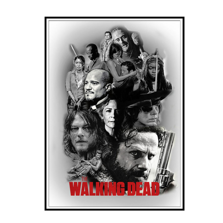 Tv Art And Craft - Diamond Painting The Walking Dead Embroidery