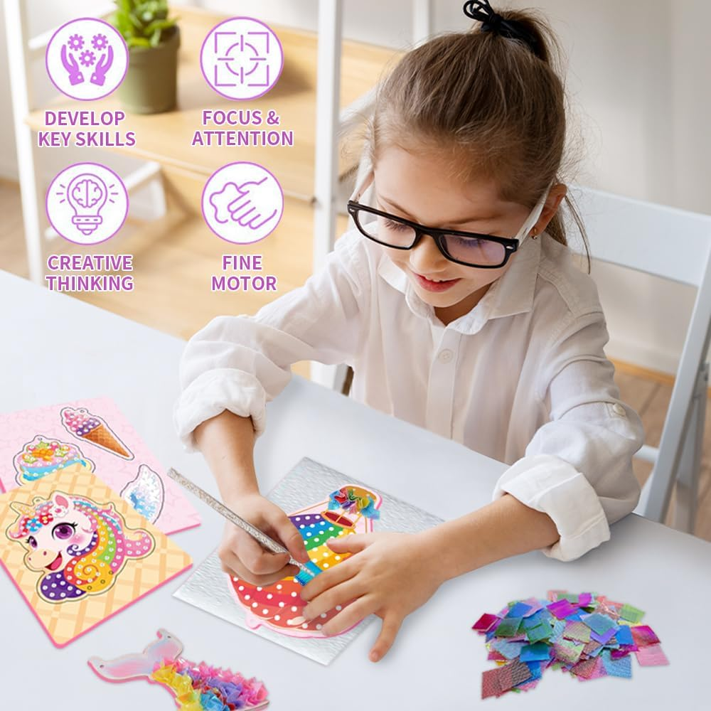 Art Craft Unicorn - Unicorn Poke Art Craft Kit, DIY