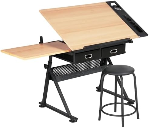 Art & Craft Kortingscode - Drafting Table for Artists, Height Adjustable