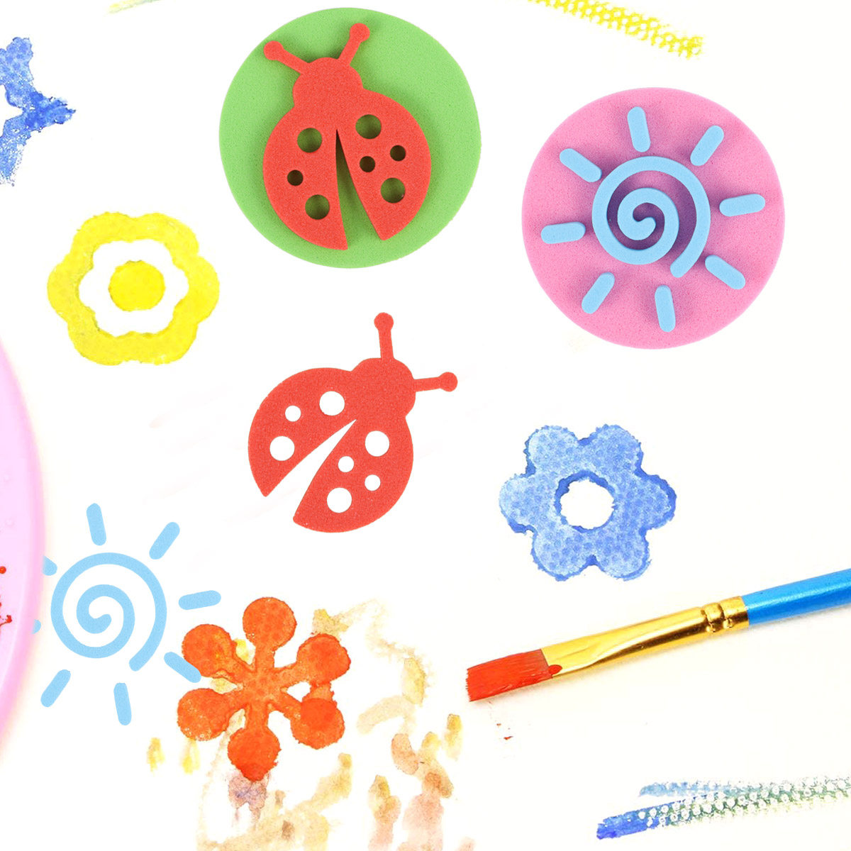 12Pcs Creative Painting Stampe - Art Craft For Preschool recensione e prezzo