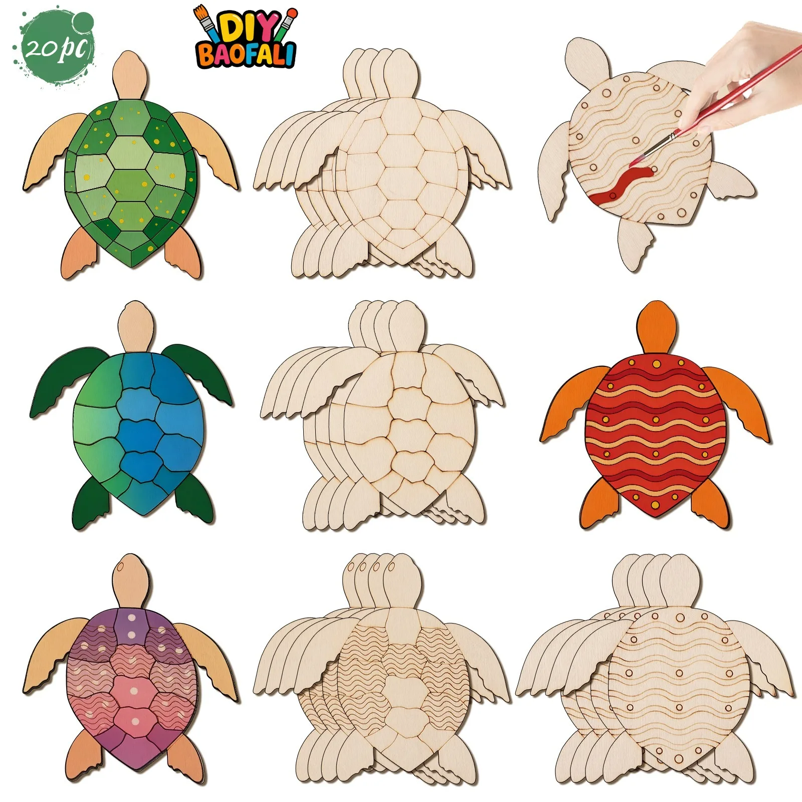 15/20pcs DIY Unfinished Crafts - Art Craft Duck recensione e prezzo