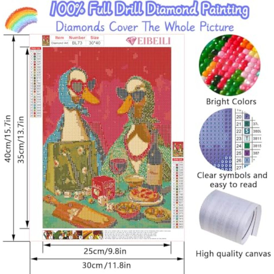 Diamond Art Kits for Adults, P - Art Craft Duck recensione e prezzo