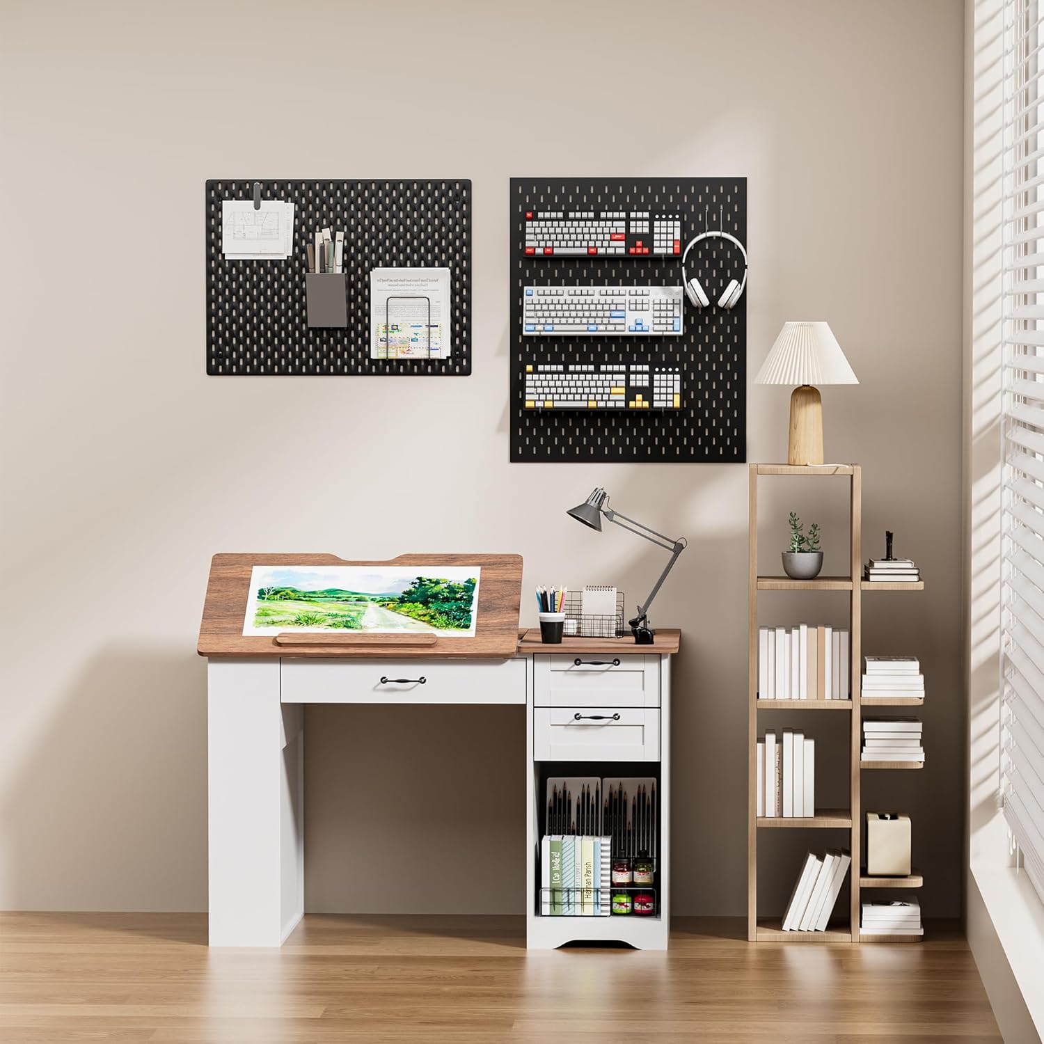 Drafting Table with Storage Ca - Art & Craft Kortingscode recensione e prezzo