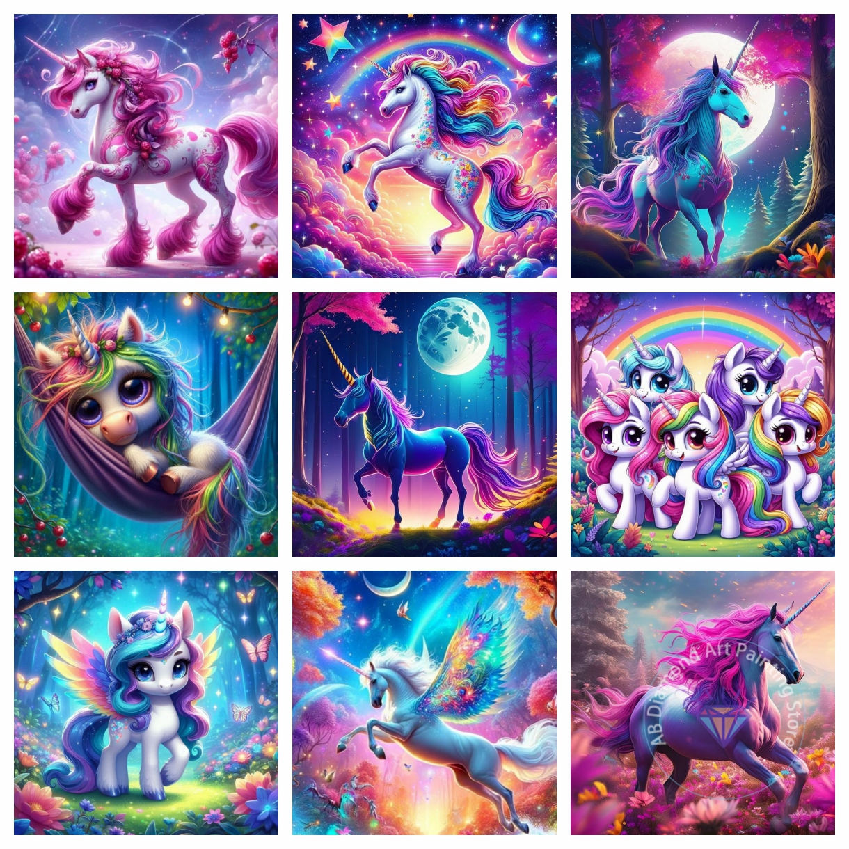 Fantasy cute unicorn Diamond P - Art Craft Unicorn recensione e prezzo