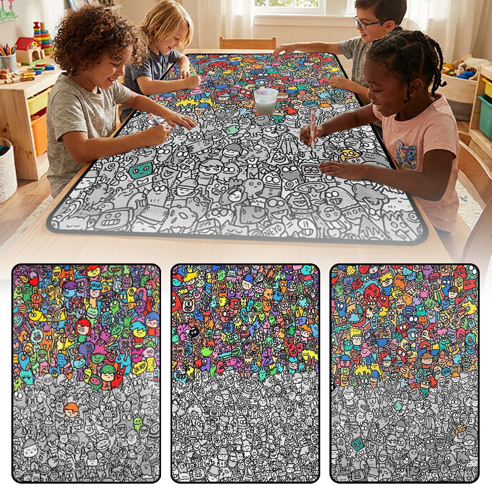 Coloring Blanket DIY Washable  - Art Craft For Preschool recensione e prezzo