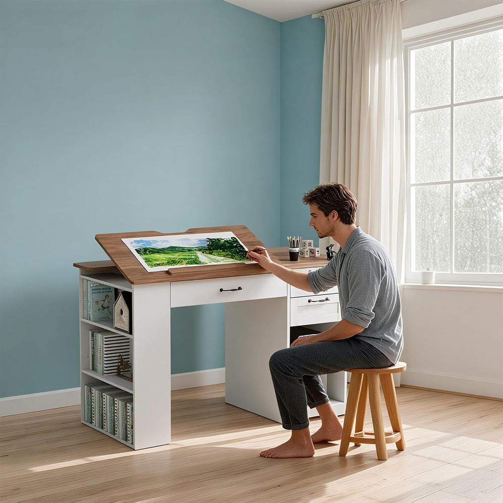 Drating Table with Storage Cab - Art & Craft Kortingscode recensione e prezzo