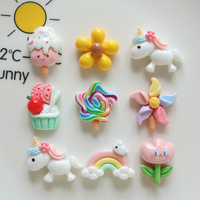 10 Pcs New Mini Cute Cartoon U - Art Craft Unicorn recensione e prezzo