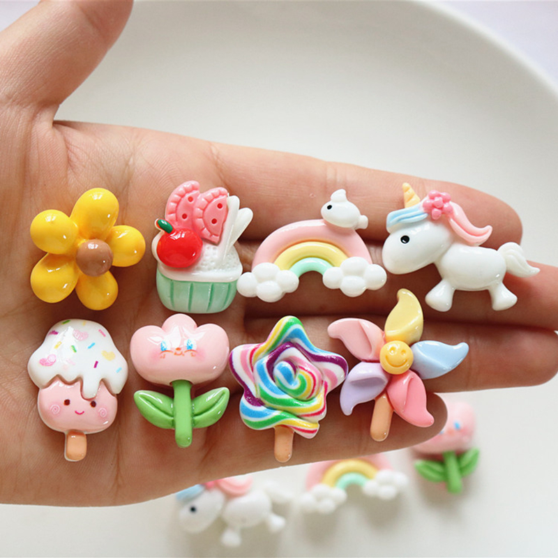 10 Pcs New Mini Cute Cartoon U - Art Craft Unicorn recensione e prezzo