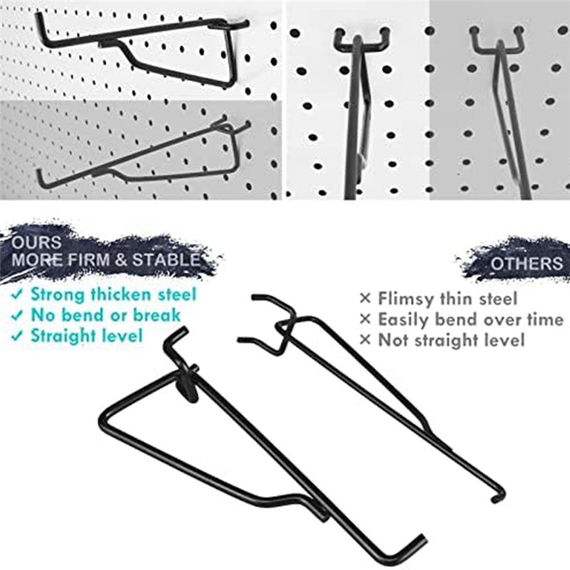 75STO-Peg Board Shelf Hooks, 8 - Art Craft Organizer recensione e prezzo