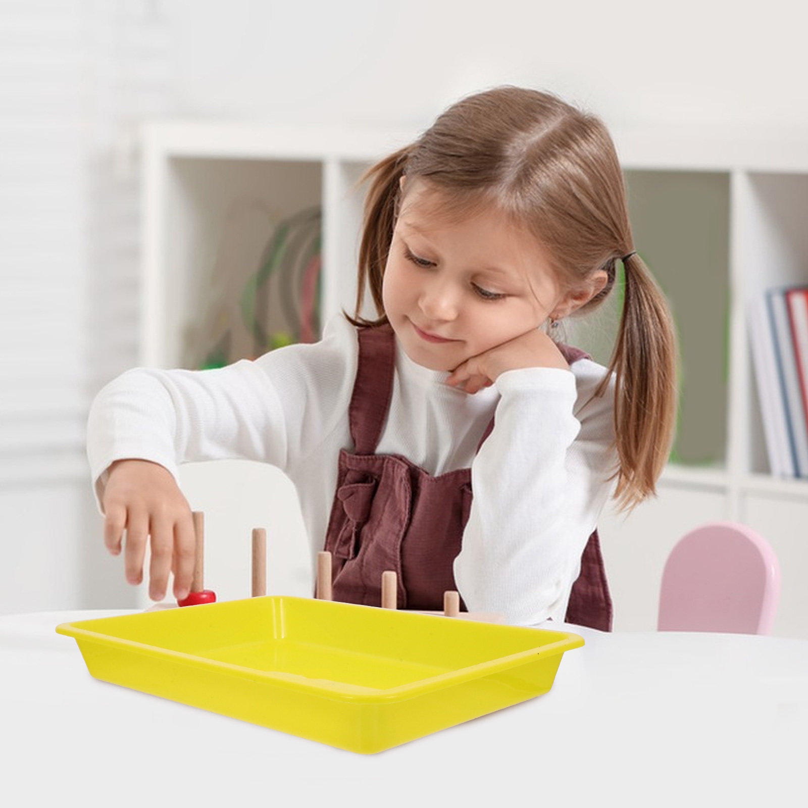 4Pcs Plastic Colorful Storage  - Art Craft For Preschool recensione e prezzo