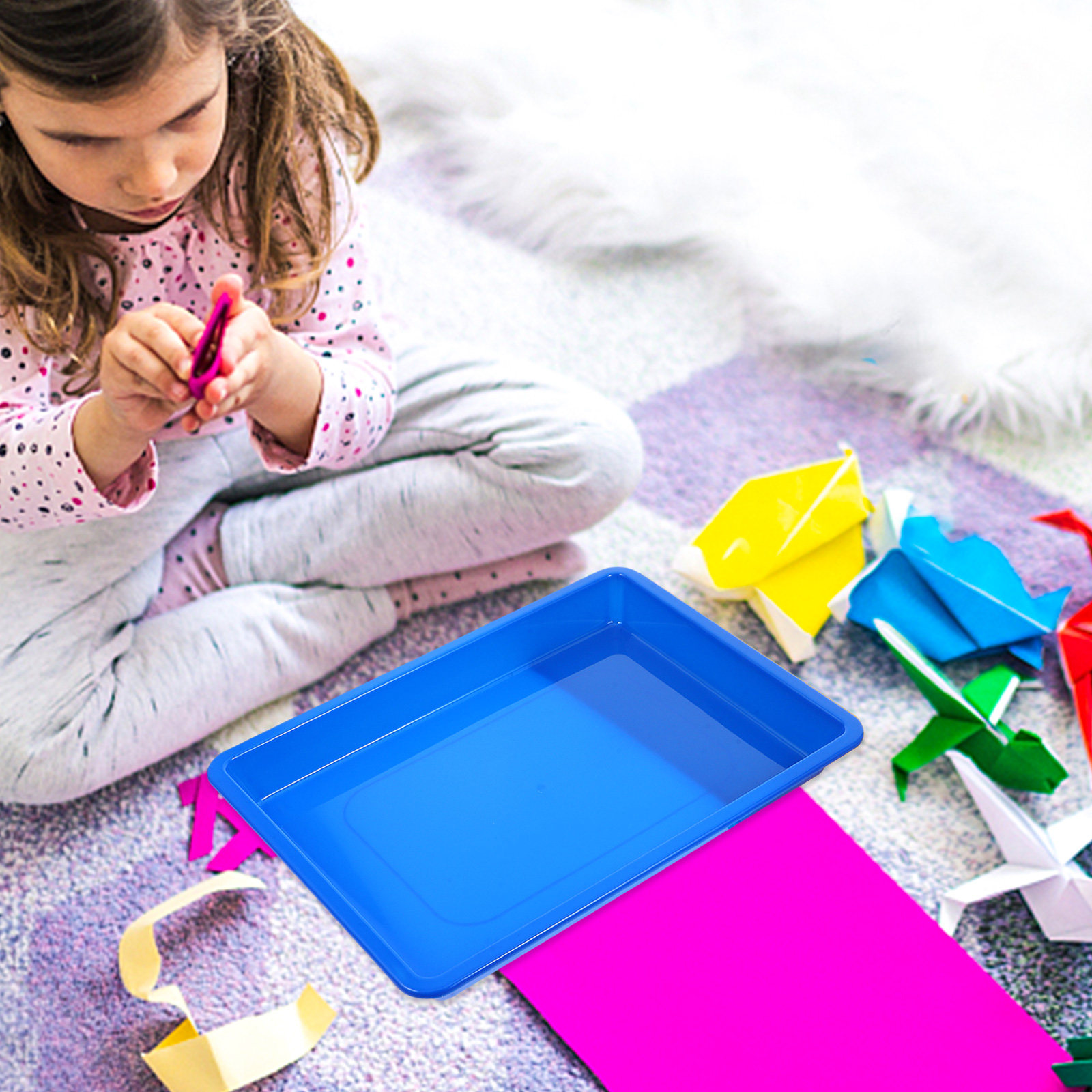 4Pcs Plastic Colorful Storage  - Art Craft For Preschool recensione e prezzo