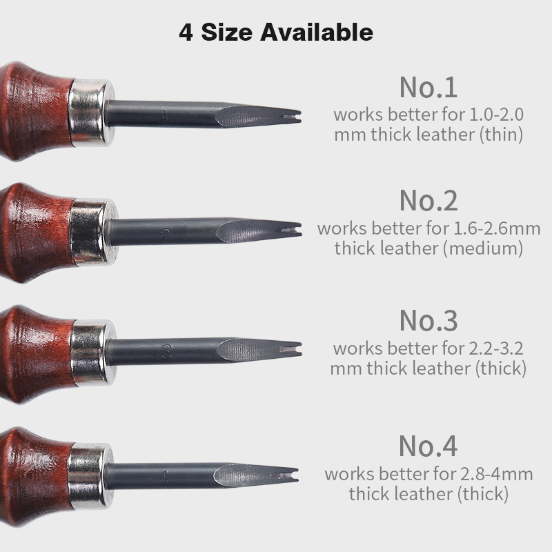 WUTA Sharp Leather Edge Bevele - Leather Tooling Kit recensione e prezzo