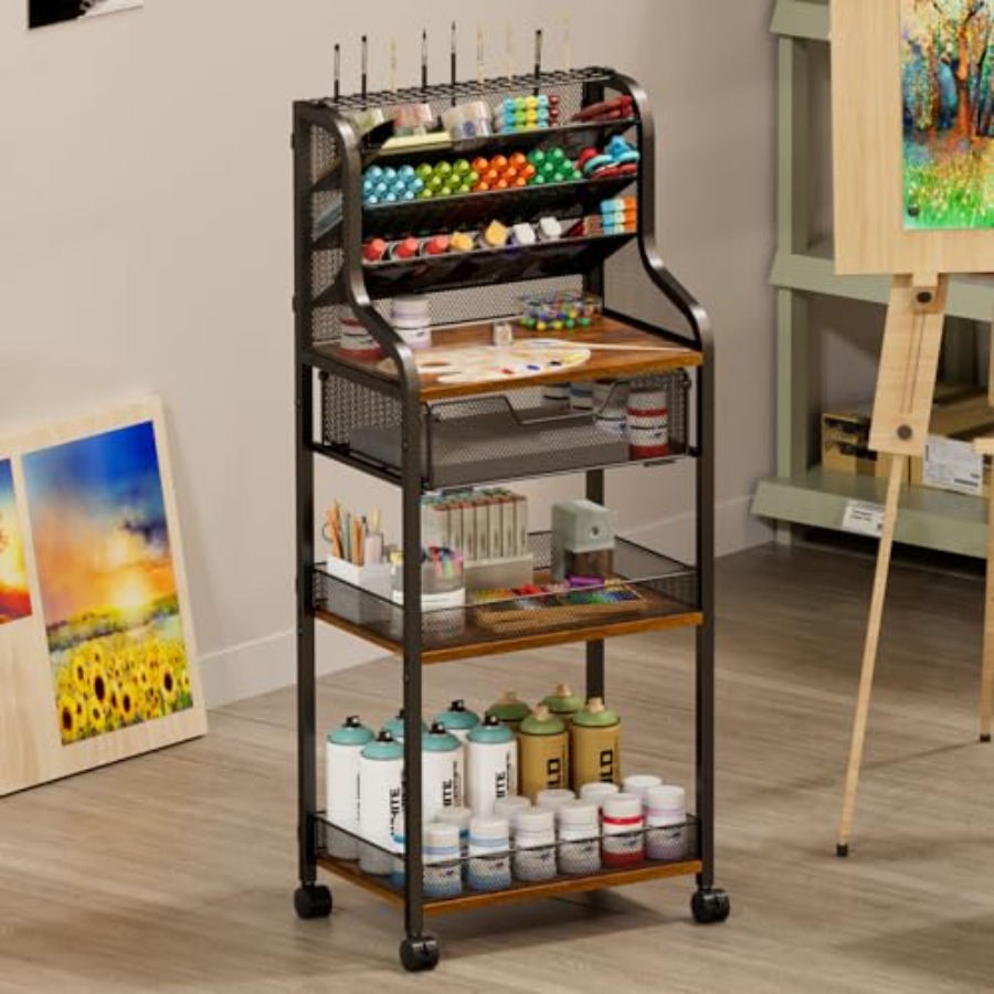 Large 7-Tier Rolling Utility C - Art Craft Organizer recensione e prezzo