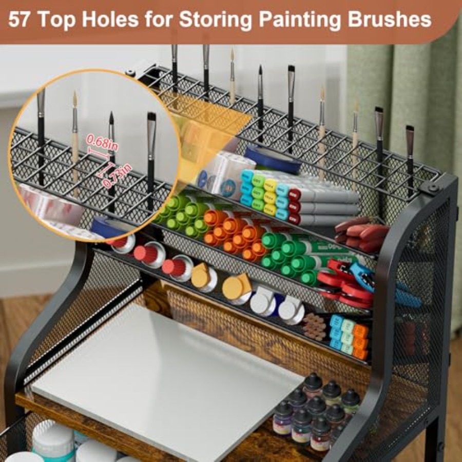 Large 7-Tier Rolling Utility C - Art Craft Organizer recensione e prezzo