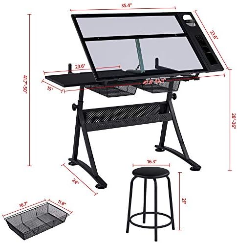 Drafting Table w/Stool Height  - Art & Craft Kortingscode recensione e prezzo
