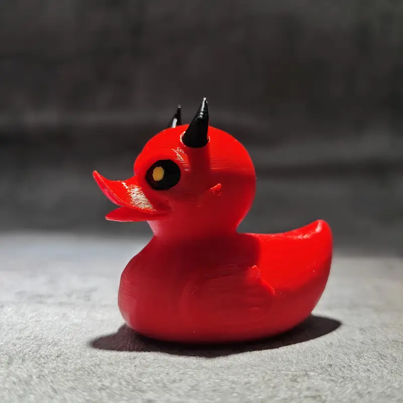 3D Printed Devil Duck Statue D - Art Craft Duck recensione e prezzo