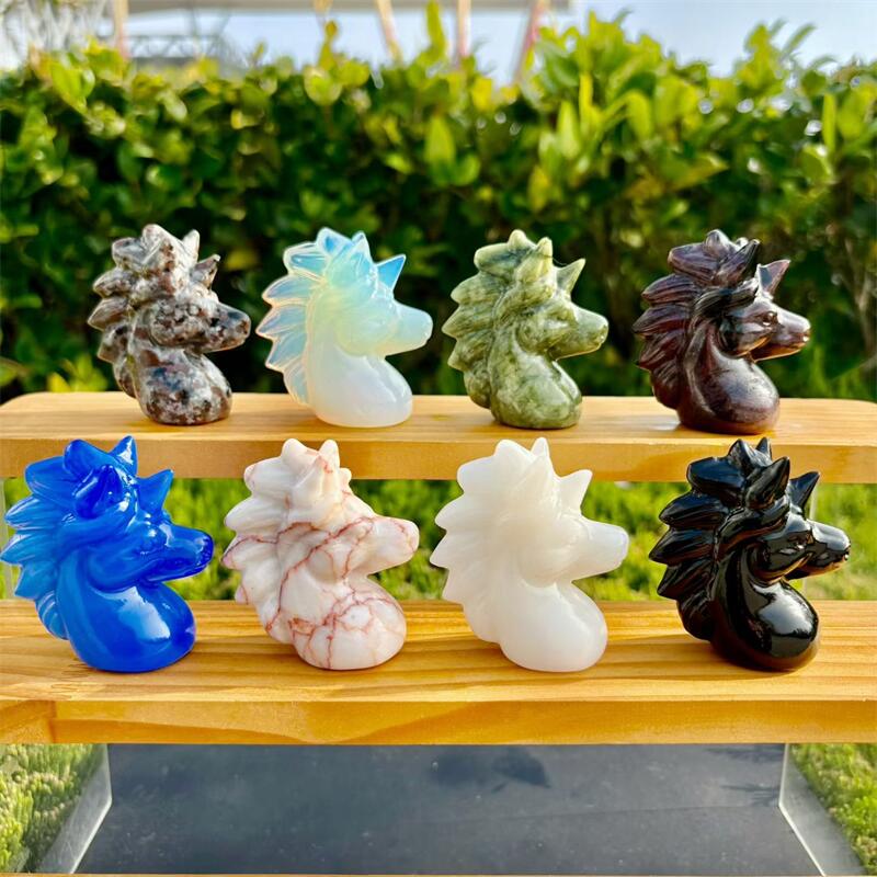 6CM Natural Crystal Quartz Uni - Art Craft Unicorn recensione e prezzo