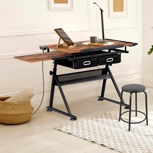Adjustable Drafting Table with - Art & Craft Kortingscode recensione e prezzo