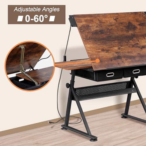 Adjustable Drafting Table with - Art & Craft Kortingscode recensione e prezzo