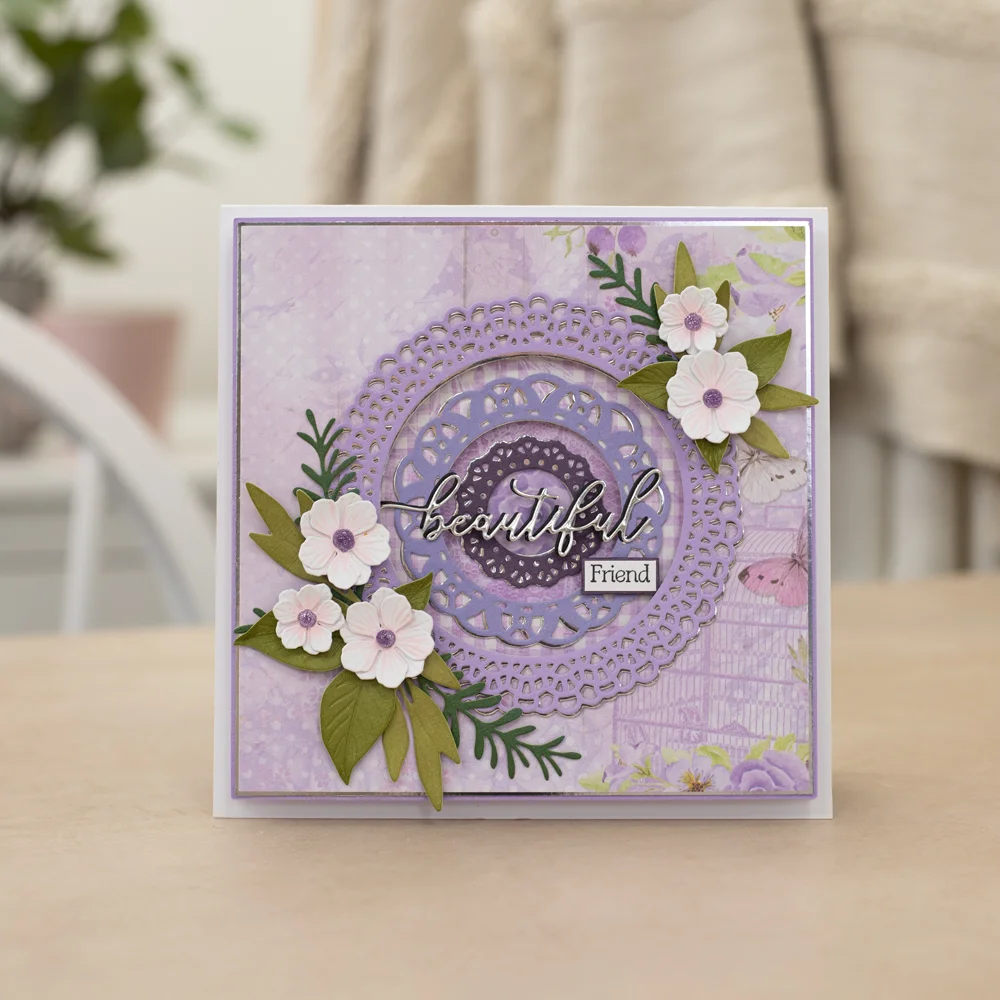 Ornate Oval Floral Lace Doily  - Stencil Cutting Plotter recensione e prezzo