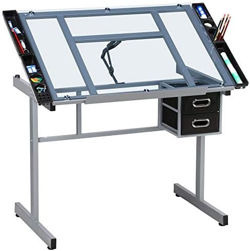 Drawing Desk Adjustable Glass  - Art & Craft Kortingscode recensione e prezzo