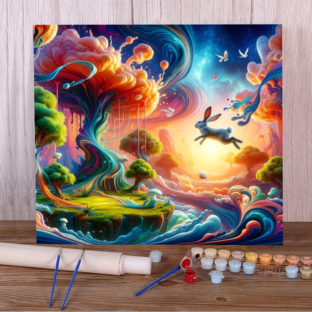 Animal Rabbit Painting By Numb - Tv Art And Craft recensione e prezzo
