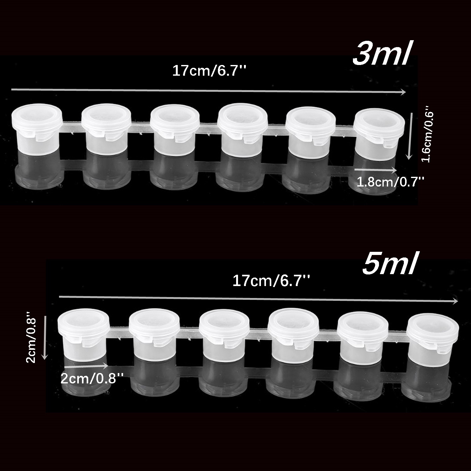 10strips 60pots Empty Paint St - Art Craft Organizer recensione e prezzo