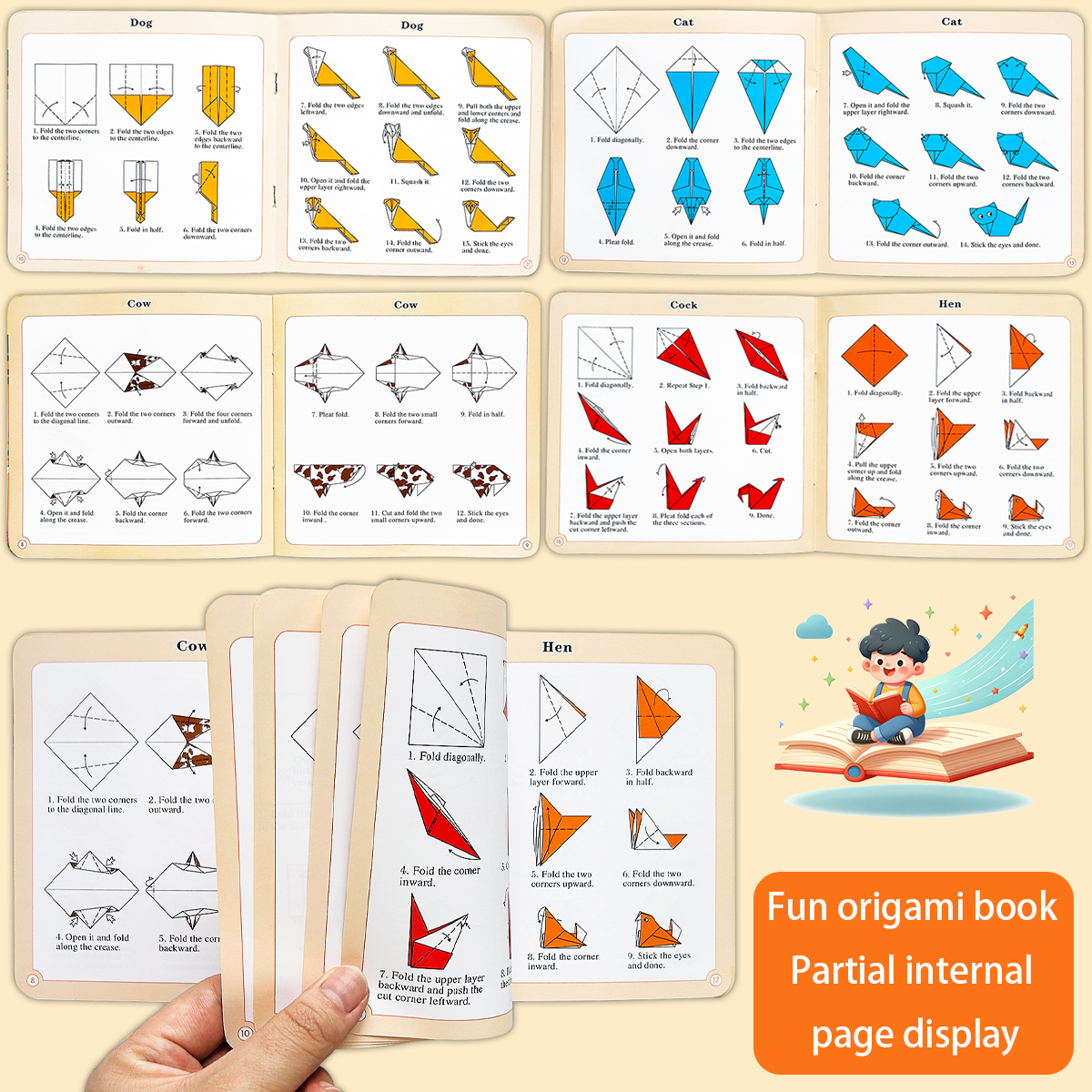 Children's Origami Farm Toolki - Art Craft Book recensione e prezzo