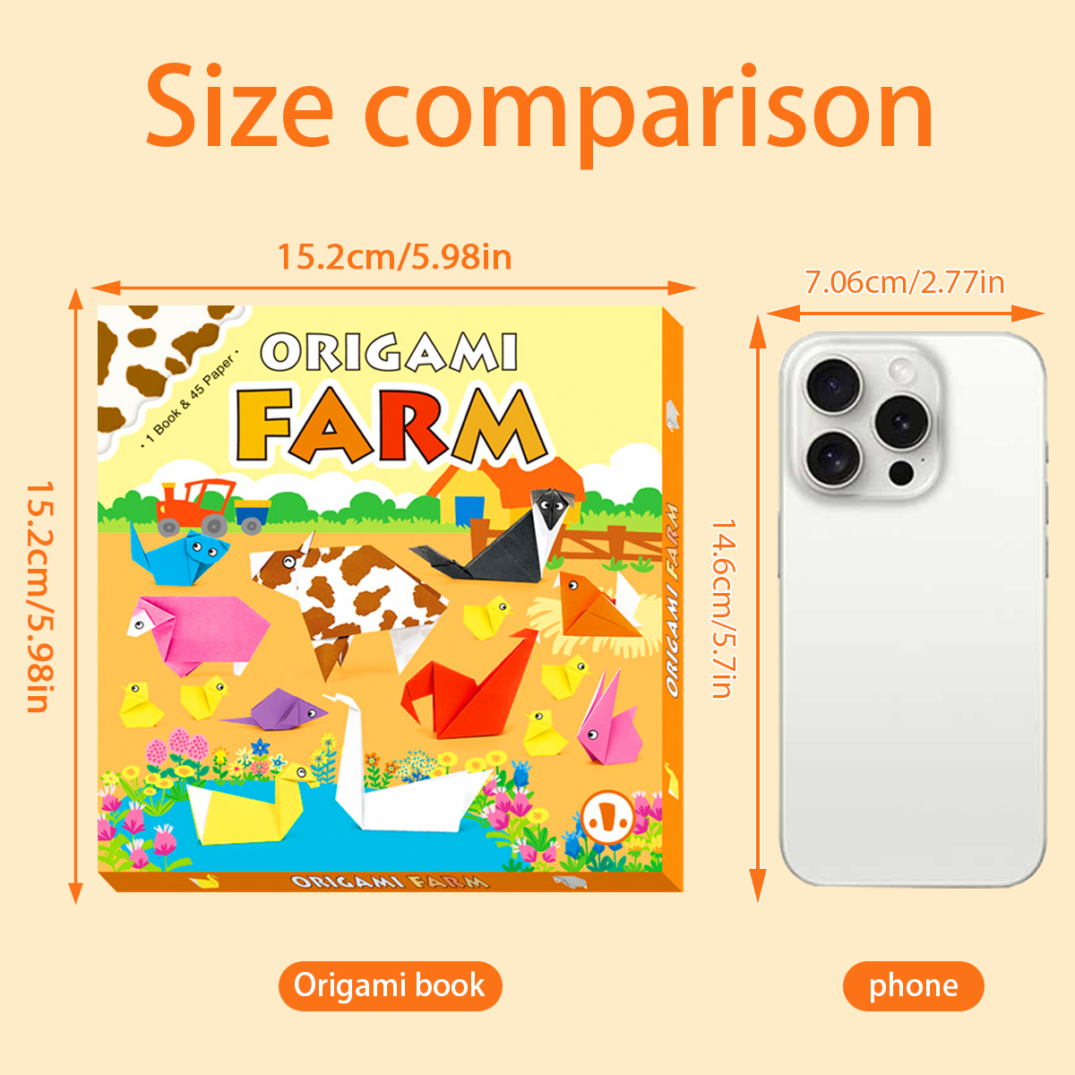 Children's Origami Farm Toolki - Art Craft Book recensione e prezzo