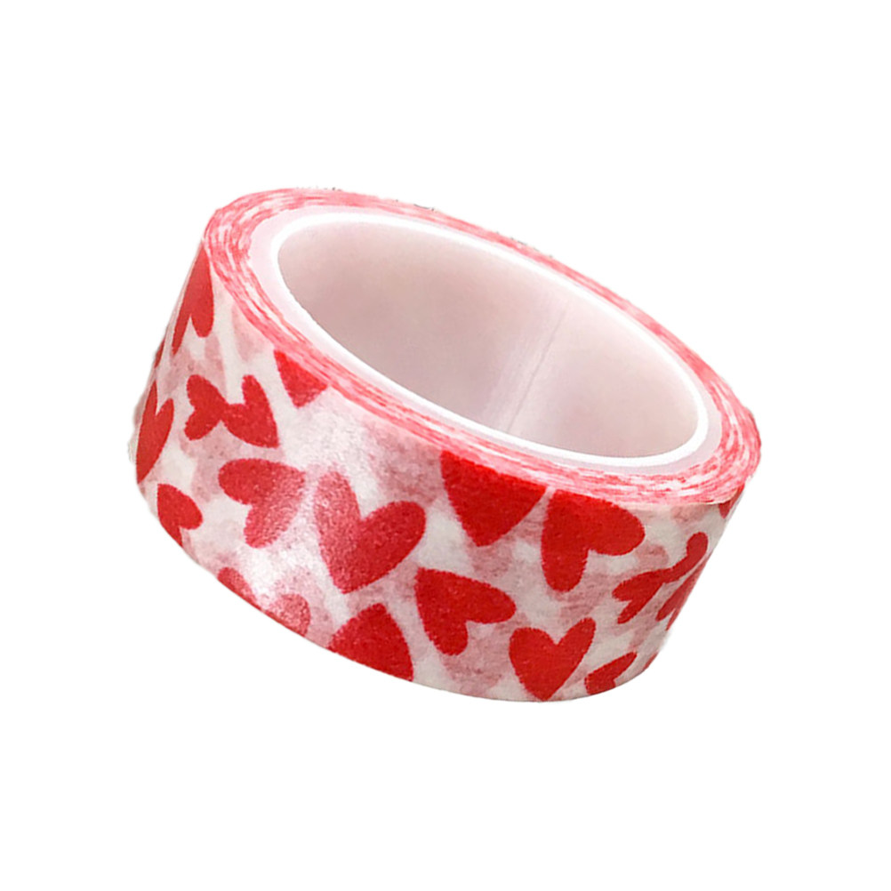 5 Rolls Red Love Pattern Washi - Art Craft For Preschool recensione e prezzo