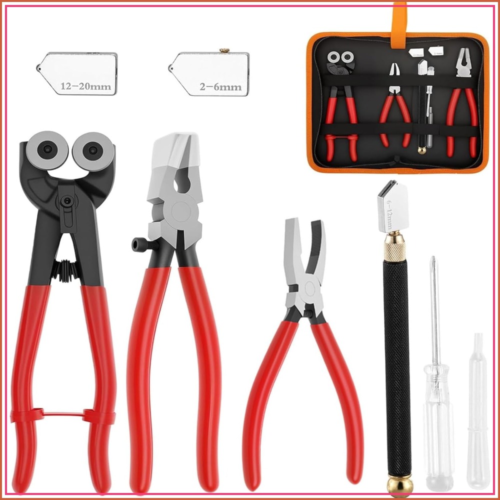 10PCS Glass Cutting Tool Kit,  - Leather Tooling Kit recensione e prezzo