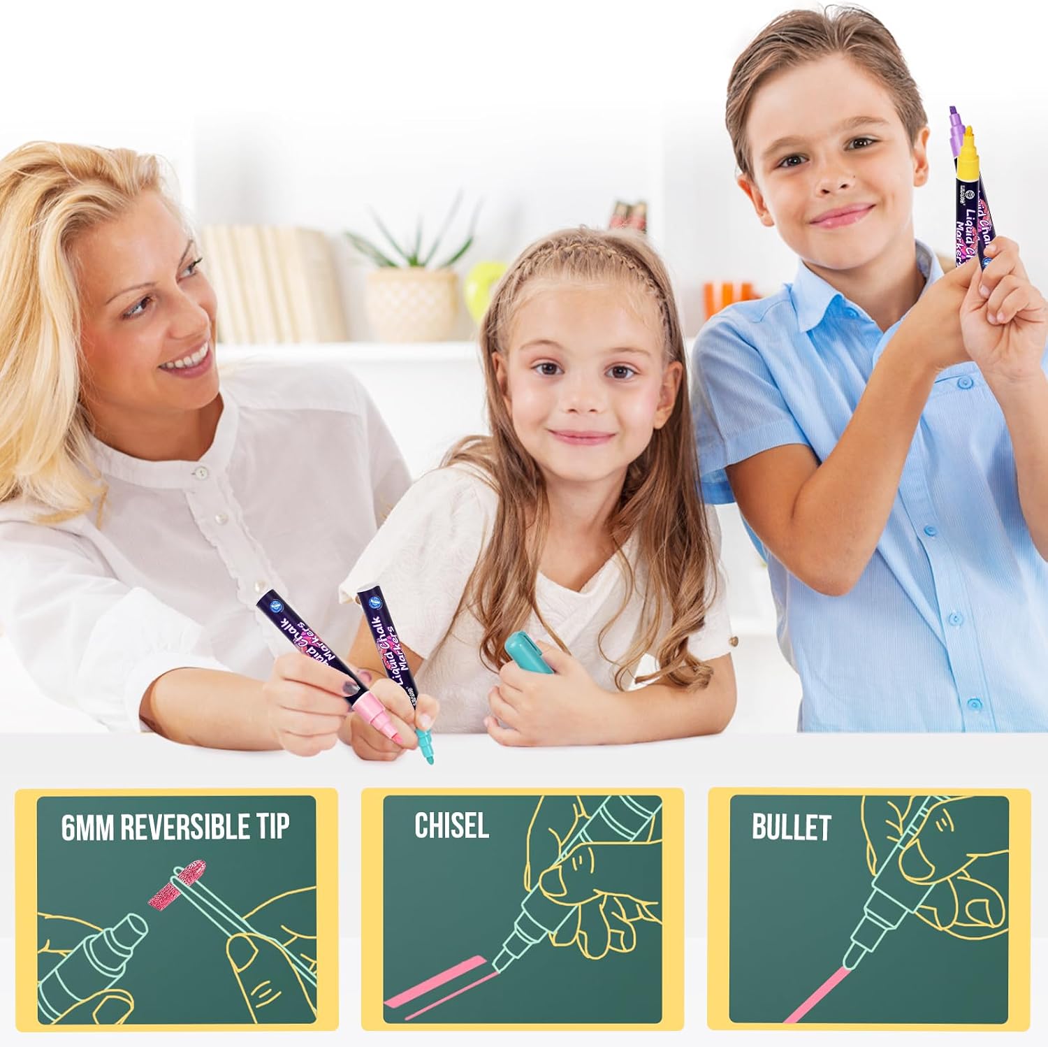 Pastel Chalk Markers 8 Colors, - Chalk Pastel Set recensione e prezzo