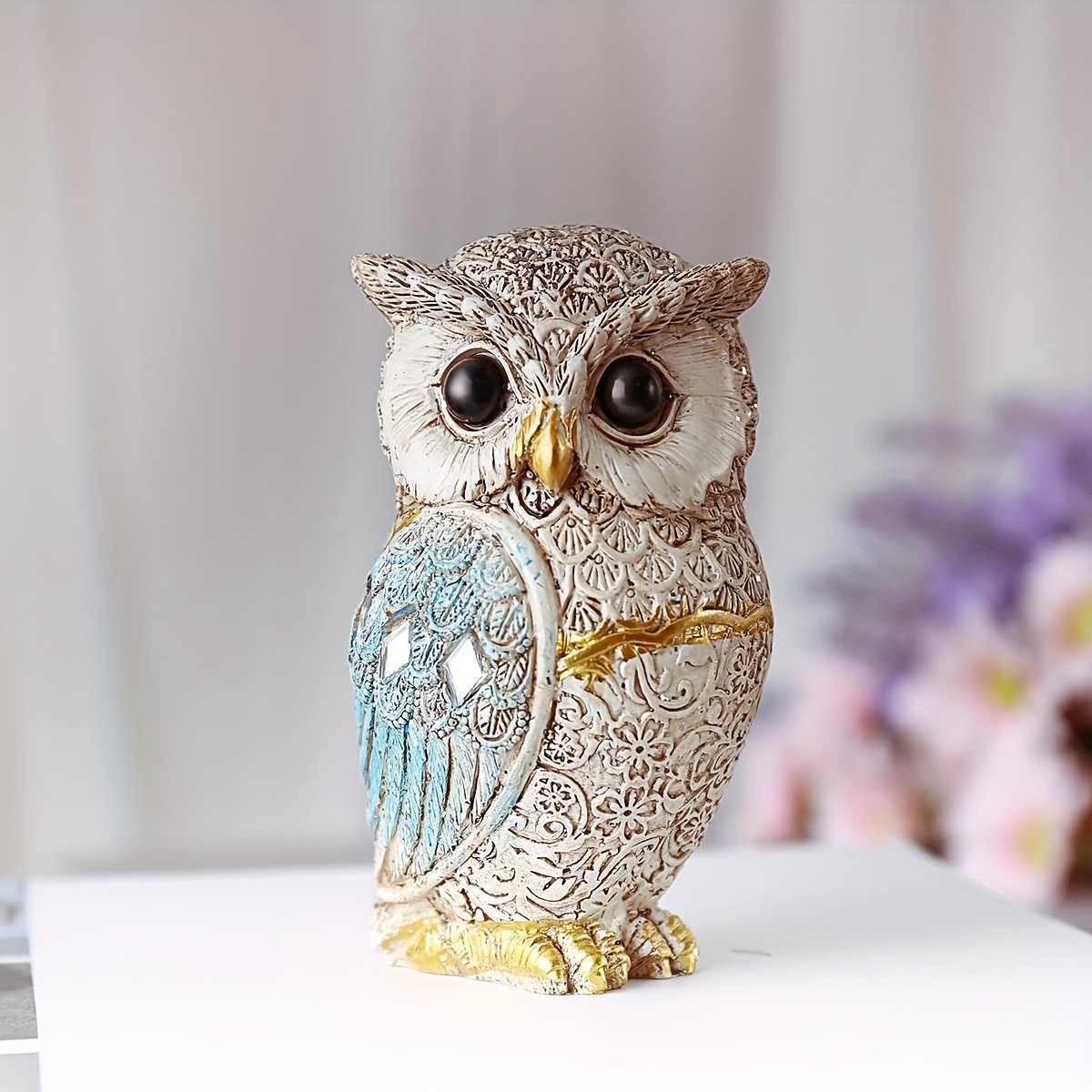 New Trendy Resin Owl Statue Vi - Tv Art And Craft recensione e prezzo