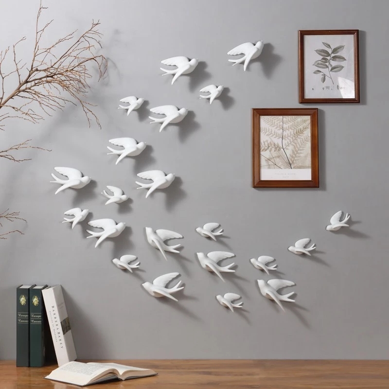 Creative Ceramic Birds Wall Ha - Tv Art And Craft recensione e prezzo
