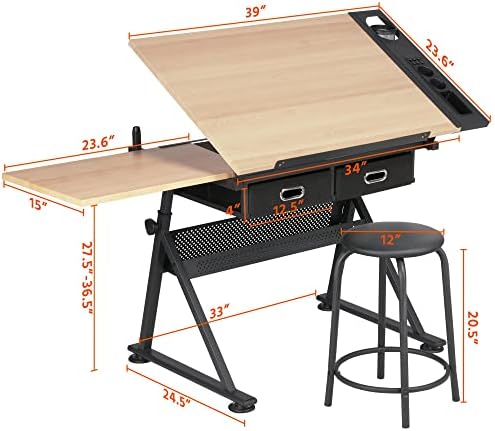 Drafting Table for Artists, He - Art & Craft Kortingscode recensione e prezzo
