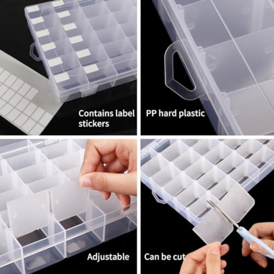Clear Bead Organizer Tackle Bo - Art Craft Organizer recensione e prezzo