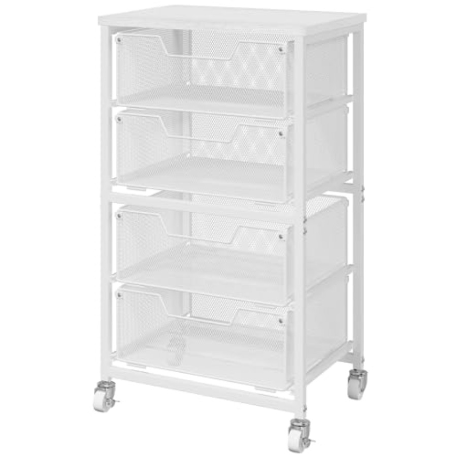 4-Drawer Rolling Storage Cart  - Art Craft Organizer recensione e prezzo