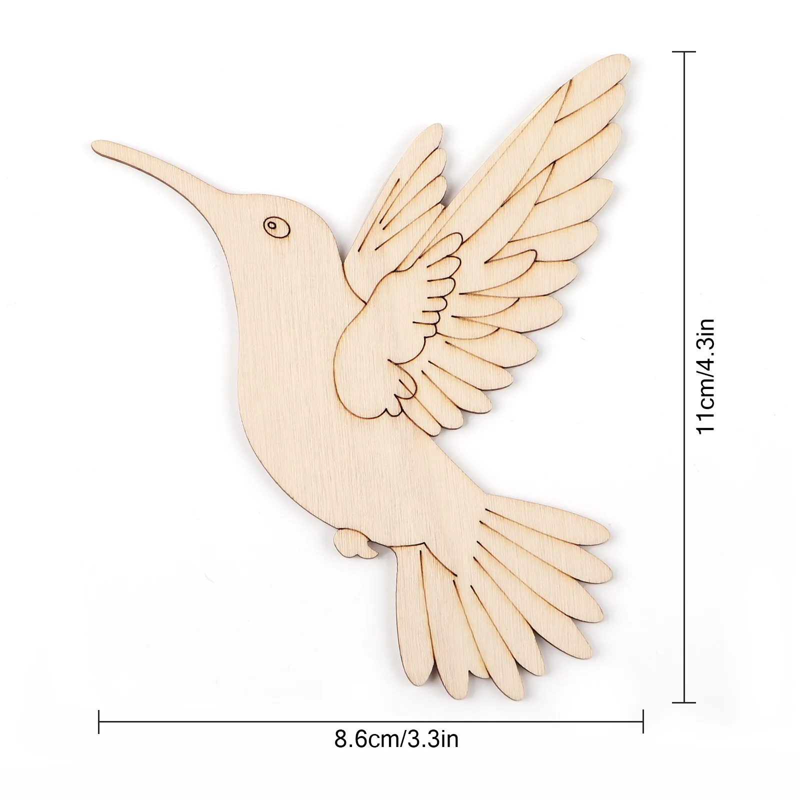 10pcs Unfinished Wood Animal B - Art & Craft Kortingscode recensione e prezzo