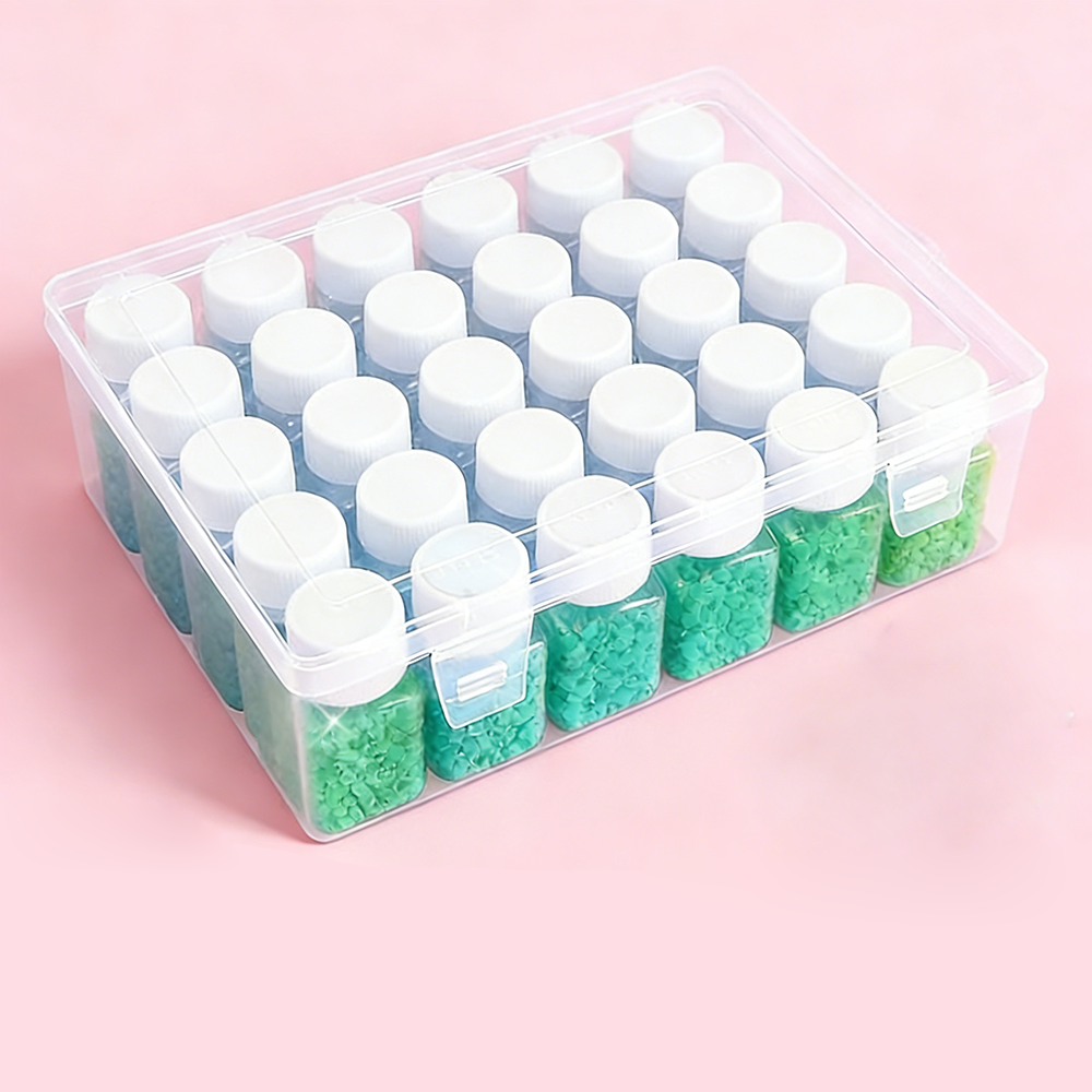 30 Pcs 30ML Square Bottle Diam - Art Craft Organizer recensione e prezzo