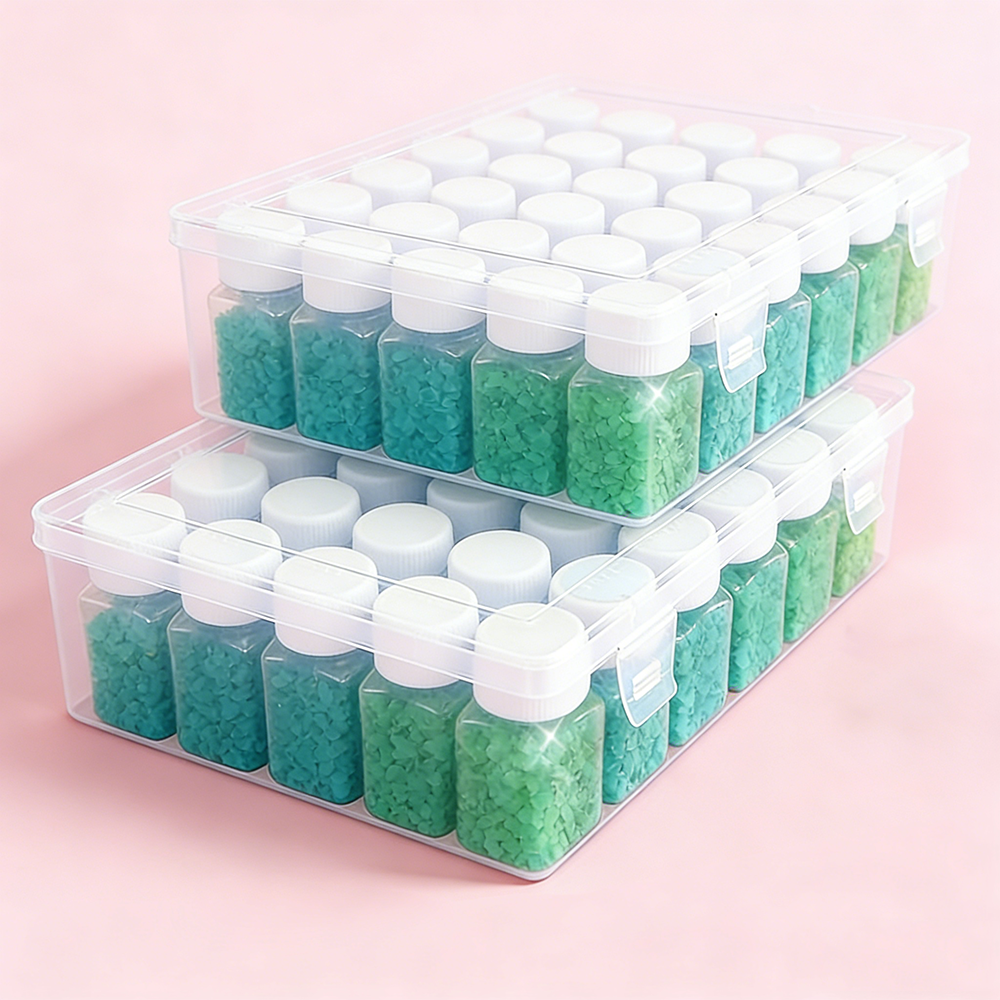 30 Pcs 30ML Square Bottle Diam - Art Craft Organizer recensione e prezzo