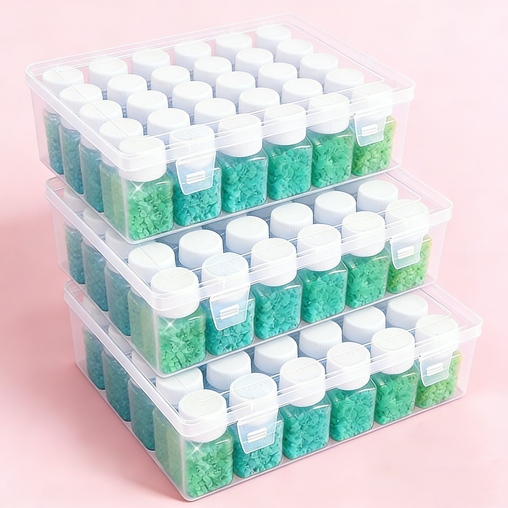 30 Pcs 30ML Square Bottle Diam - Art Craft Organizer recensione e prezzo