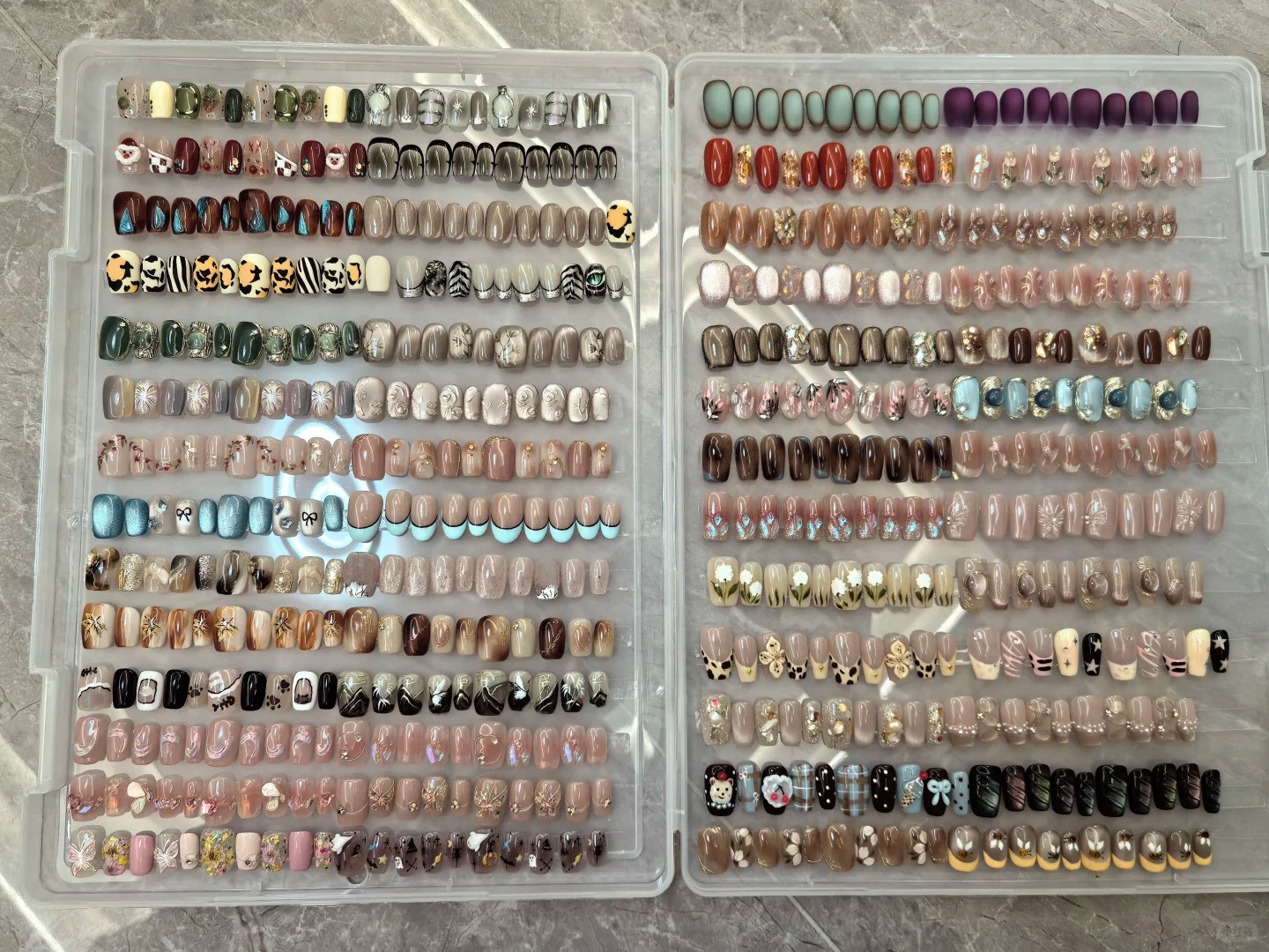 1Box Fake Nail Organizer Holde - Art Craft Book recensione e prezzo