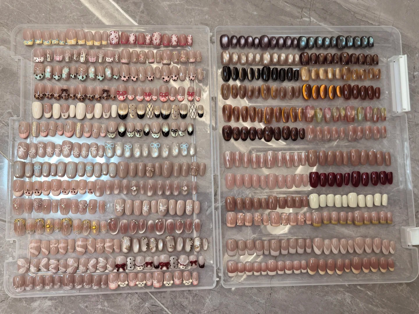 1Box Fake Nail Organizer Holde - Art Craft Book recensione e prezzo