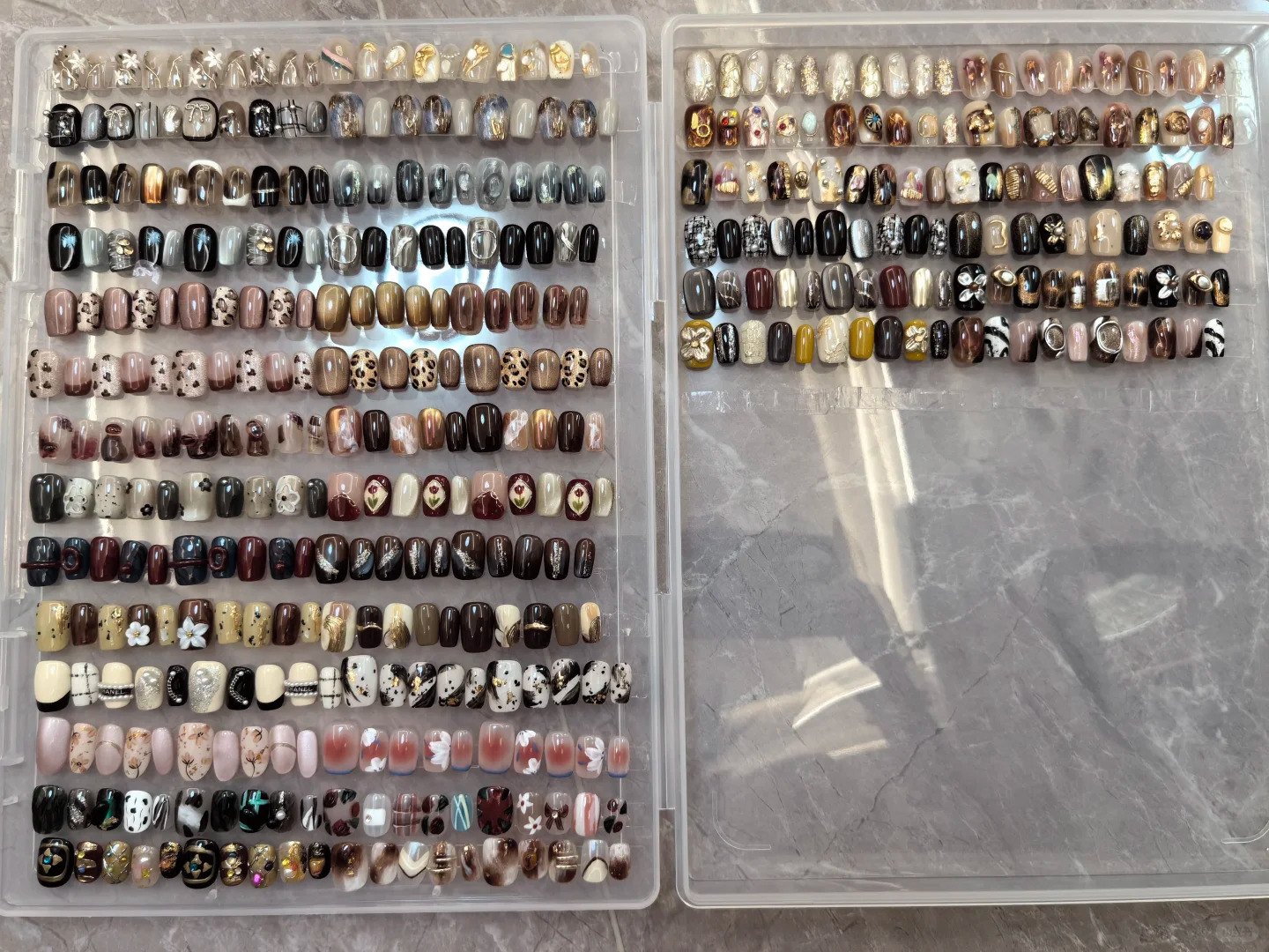 1Box Fake Nail Organizer Holde - Art Craft Book recensione e prezzo