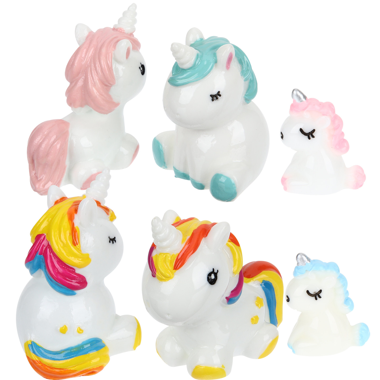 6Pcs Mini Unicorn Resin Crafts - Art Craft Unicorn recensione e prezzo