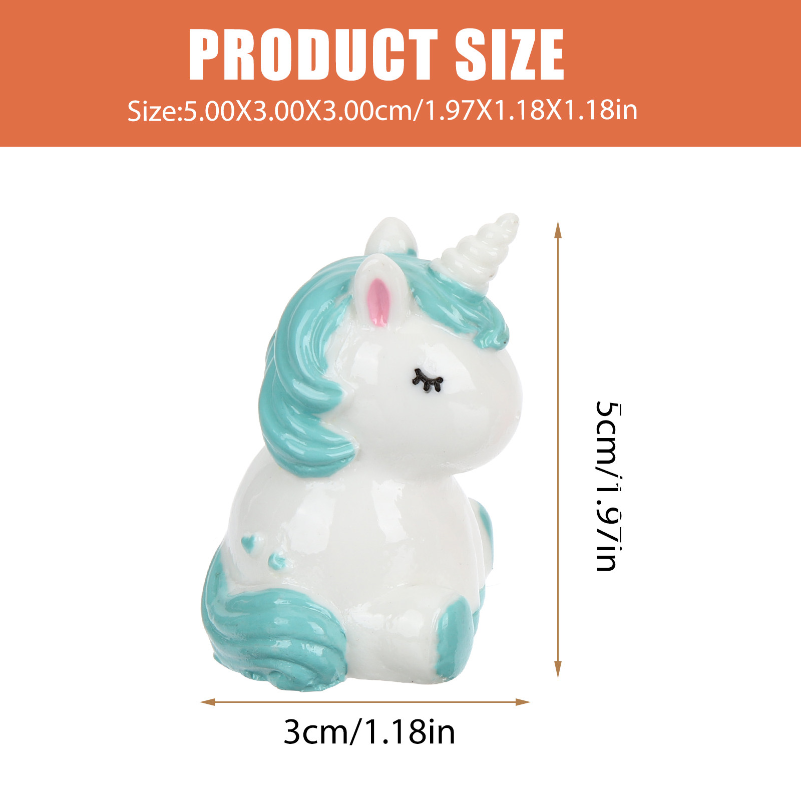 6Pcs Mini Unicorn Resin Crafts - Art Craft Unicorn recensione e prezzo