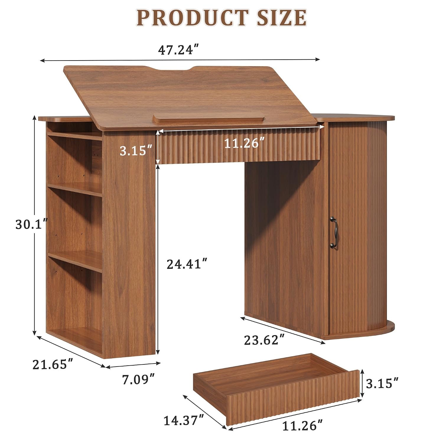 Drafting Table with Storage Ca - Art & Craft Kortingscode recensione e prezzo
