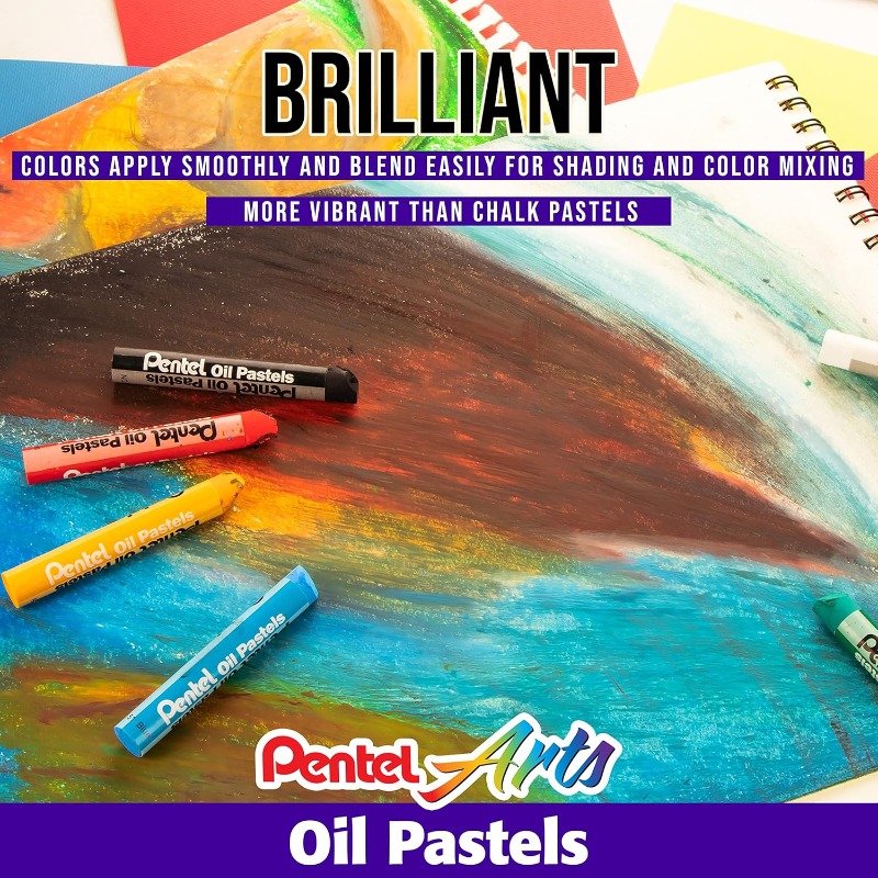 Pentel Arts Oil Pastel Set 6/1 - Chalk Pastel Set recensione e prezzo